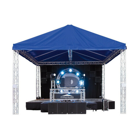 Bühne mit Satteldach